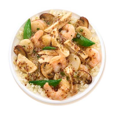 Chicken & Shrimp Quinoa Bowl
